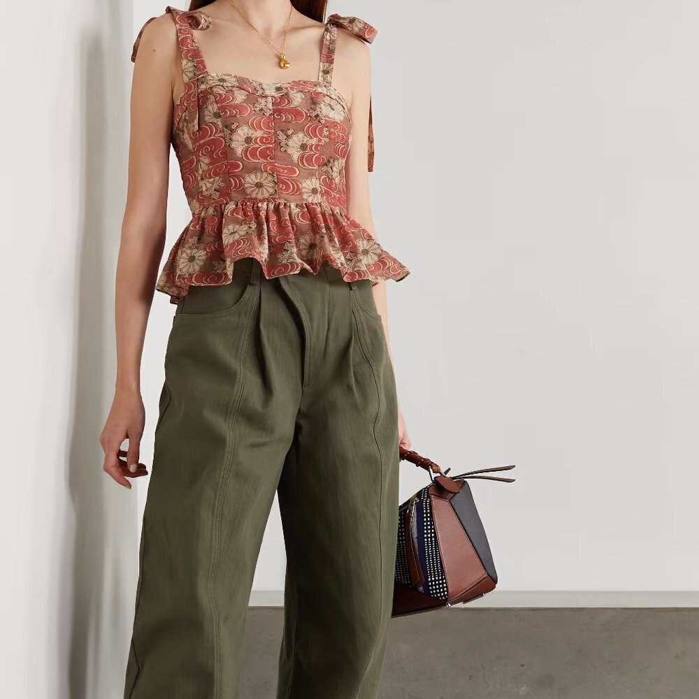 Ulla Johnson Helia Top in Petunia size 6 NWT